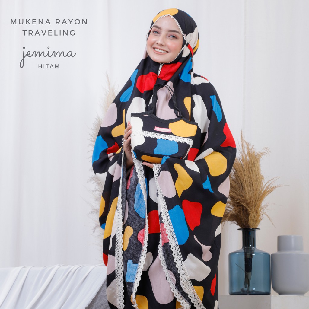 Mukena Dewasa Rayon Traveling Jemima