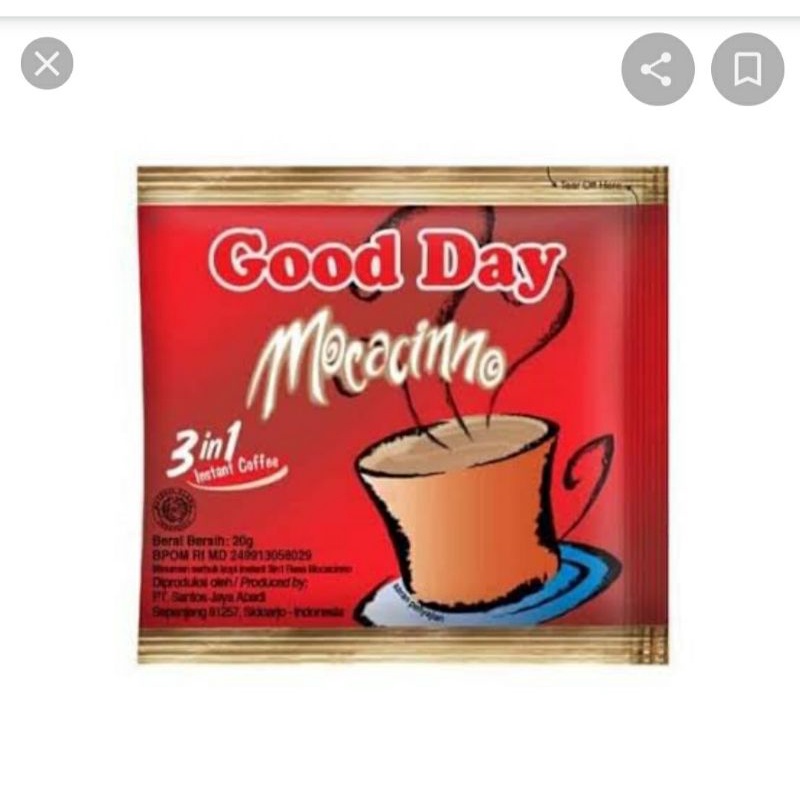 

godday mocacino isi 10 sachet