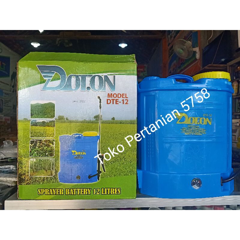 Kapasitas 12 Liter - Tangki Elektrik DOT.ON 12 Liter - Sprayer Elektrik 12 Liter - Toko Pertanian 5758