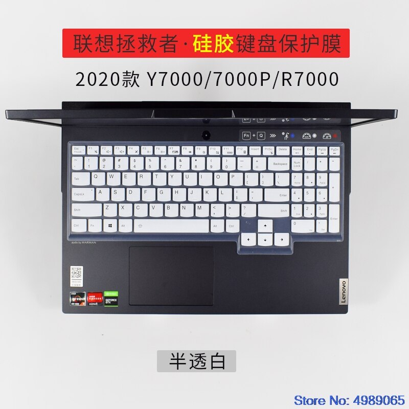 Skin Silikon Pelindung Keyboard 15.6 &quot;Untuk Lenovo Legion 5 15 2020 R7000 Y7000 Y7000P R7000P Legion5 15&quot;