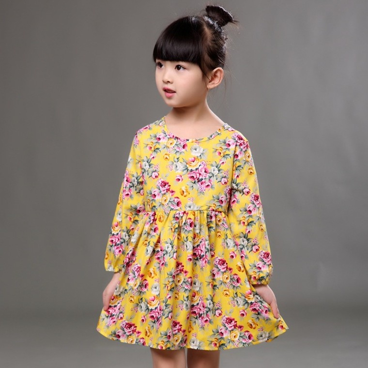 Dress Anak Lengan Panjang | Dress Perempuan | Dress Girl