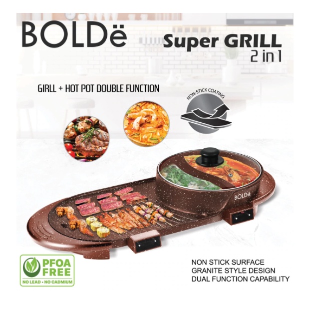 Bolde Super Grill+Hot Pot