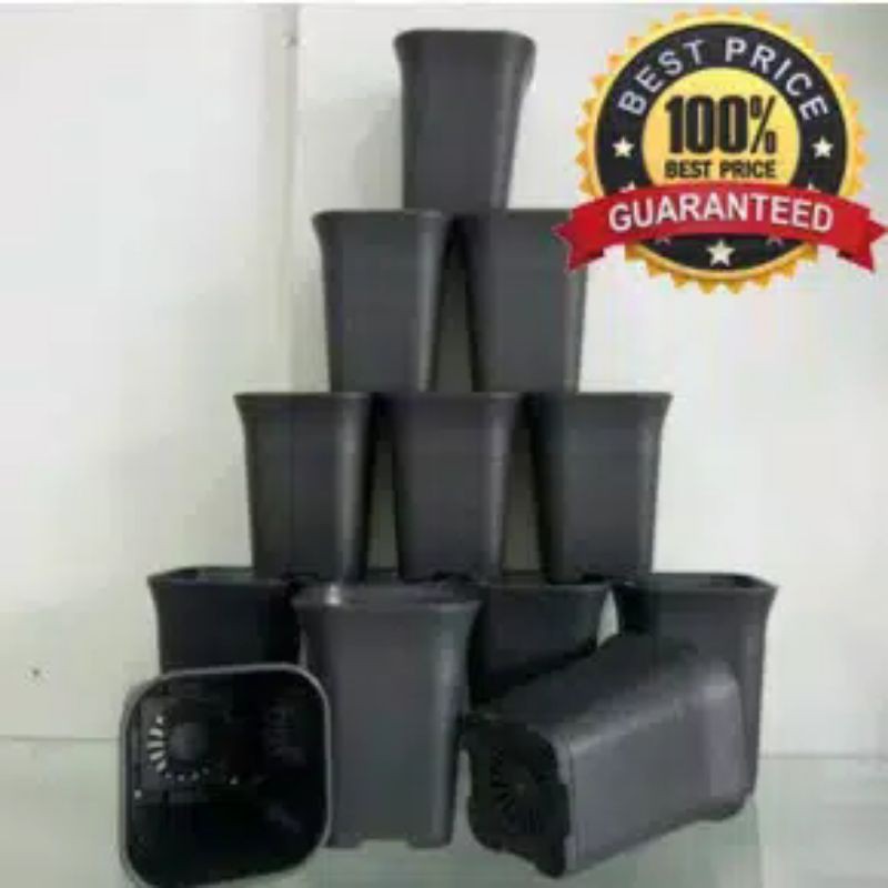 Pot Plastik Model Kotak Buat Kaktus atau tanaman indoor