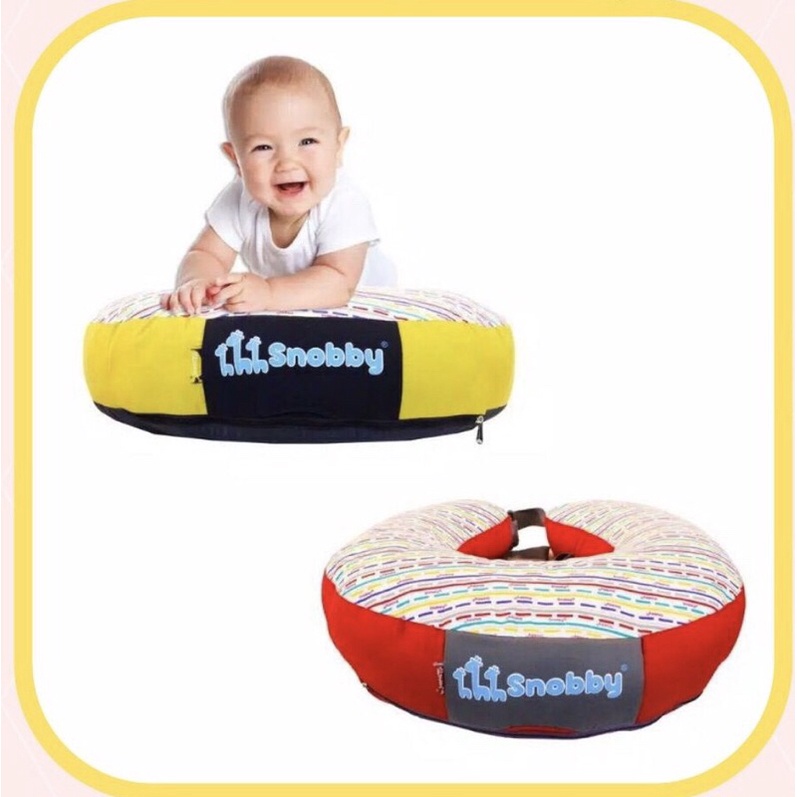 Snobby TPB 1624 LINE SERIES Bantal menyusui 3 in 1 BANTAL BAYI MENYUSUI MULTIFUNGSI MOTIF LINE SERIES