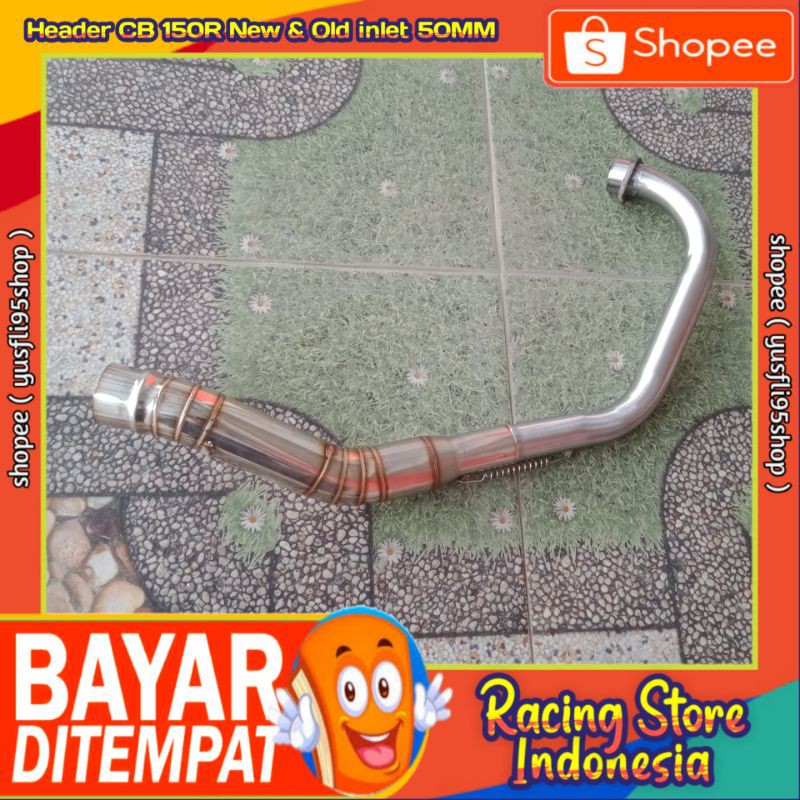 Leher knalpot Cb 150 R New-Old Pipa Knalpot Cb 150 R New-Old Header Knalpot New-Old
