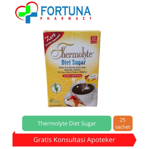 

Thermolyte Diet Sugar isi 25 Sachet