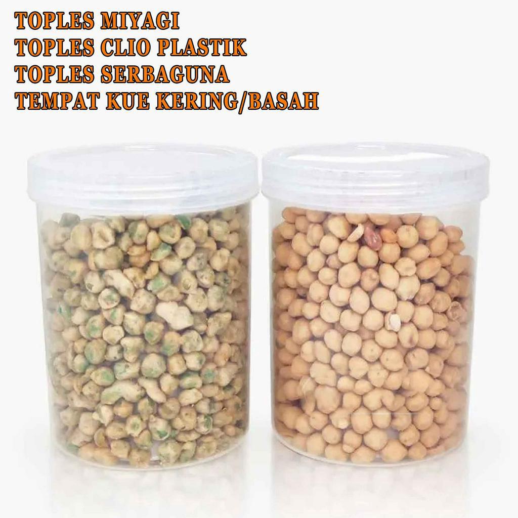 Toples Clio Plastik* Toples Miyagi* Toples Kue Kering&amp;Basah* Tempat