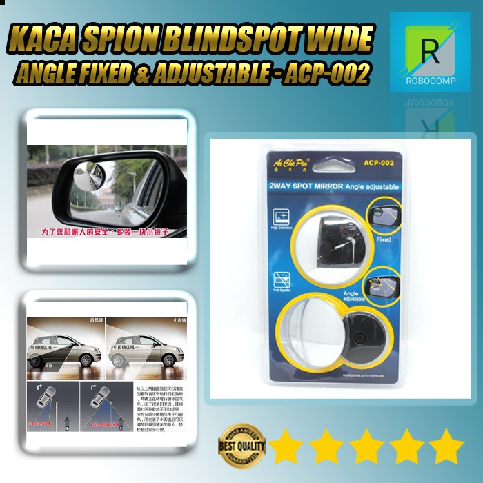 Kaca Spion Blindspot Wide Angle Fixed &amp; Adjustable - ACP-002