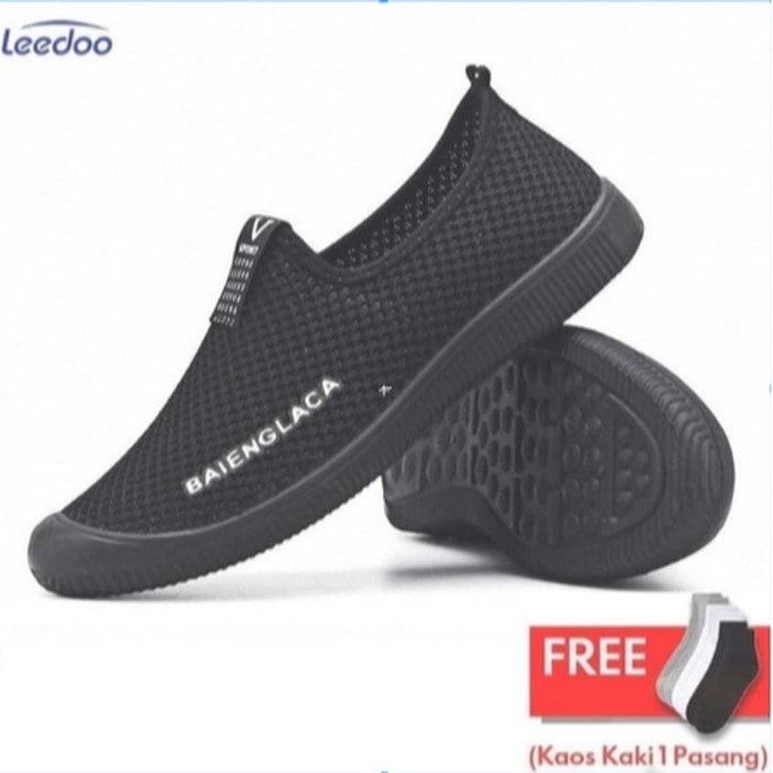 Leedoo Sepatu Pria Sepatu Slip On Pria Sepatu Casual Pria MR209
