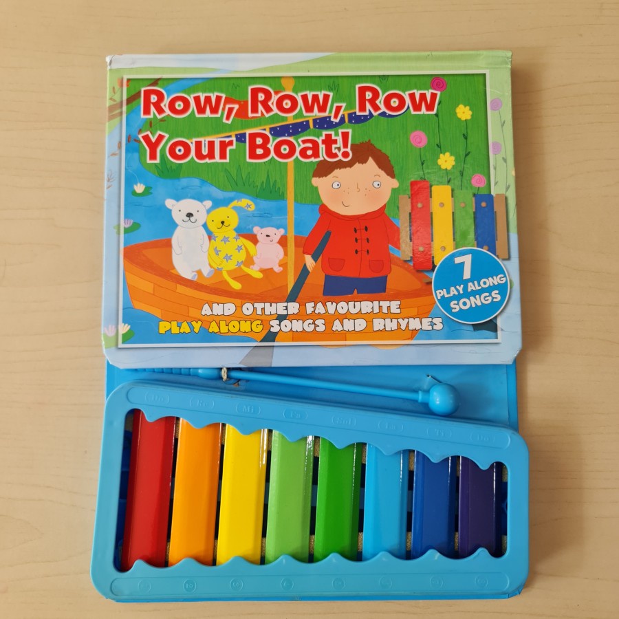 

Xylophone Book: Row Row Your Boat