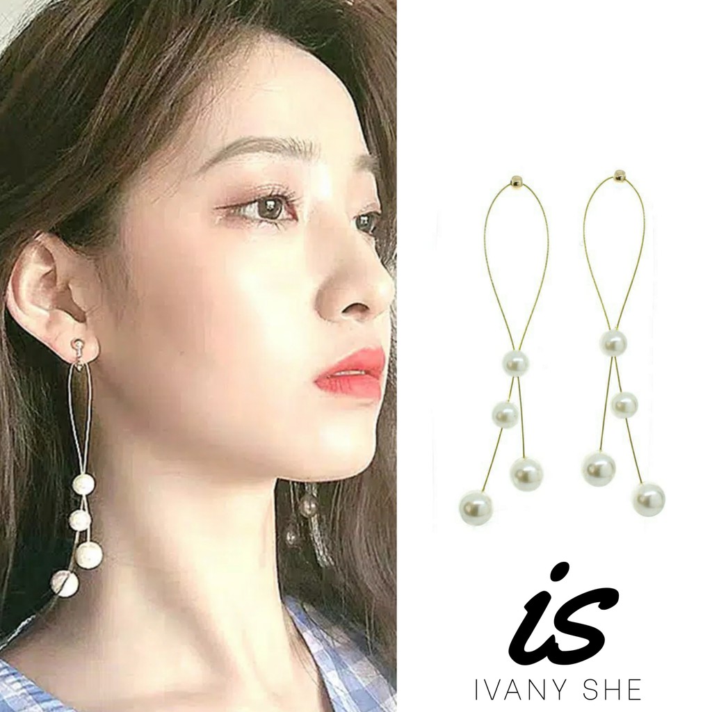 Premium Quality Anting fashion korea import aksesoris pesta perhiasan wanita earring giwang emas bkk