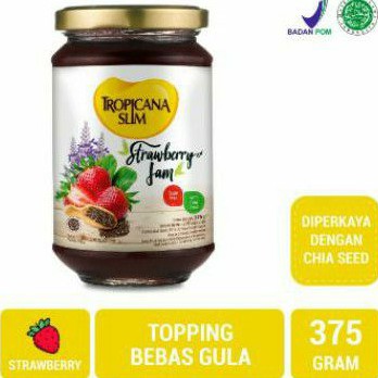 

Tropicana Slim Selai STRAWBERRY JAM stroberi spread 375gr