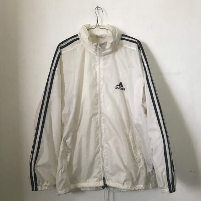 (Preloved / Second) Adidas Tracktop Jacket Windbreaker (Vintage/Thrift)