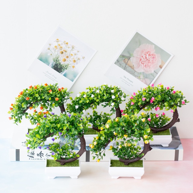 AM353 Bunga plastik / pajangan bunga Artificial / motif Rose  Vas Petak