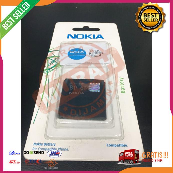 Acc Hp Baterai Nokia Original Bp 6M Nokia 3250 6151 6233 6234 6280 6288 9300