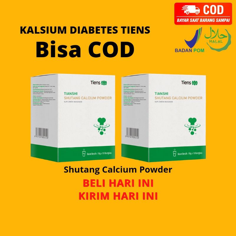 Tiens Shutang Calsium Powder Obat Diabetes Kering dan Basah