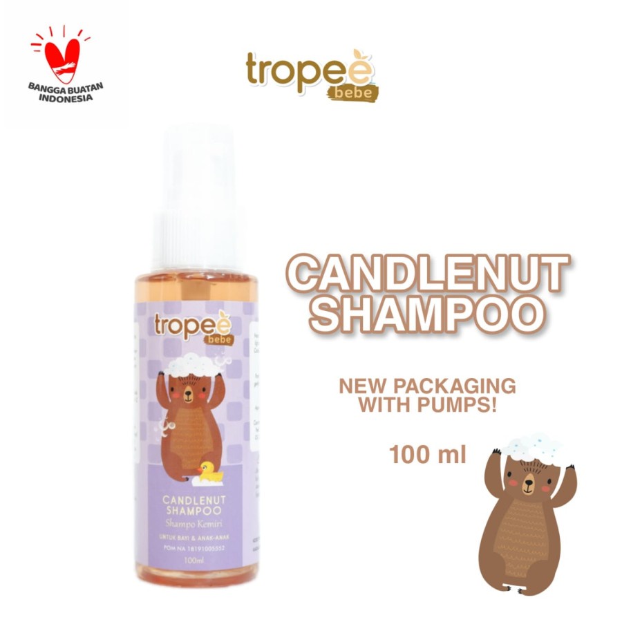 Tropee bebe shampoo kemiri  100ml