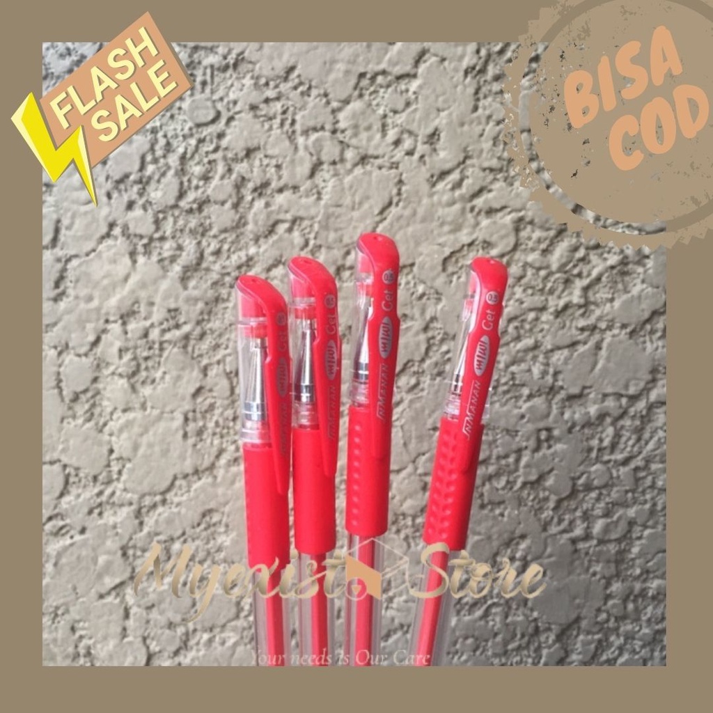 

Pena merah ! Bisa 1 / 4 / 12 pcs PULPEN BOLPOINT BALLPOINT PENA PEN GEL KARAKTER SEKOLAH JAKARTA -IVN171