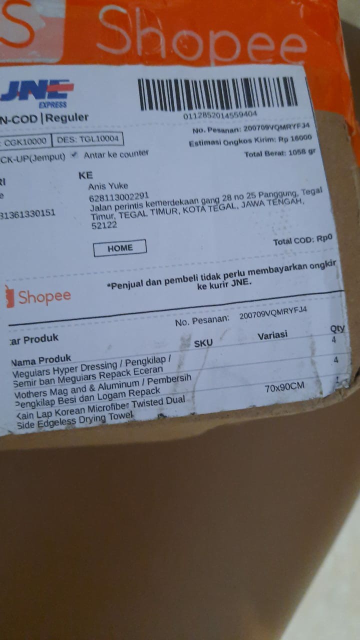 Kain Lap Korean Microfiber Twisted Dual Side Edgeless Drying Towel