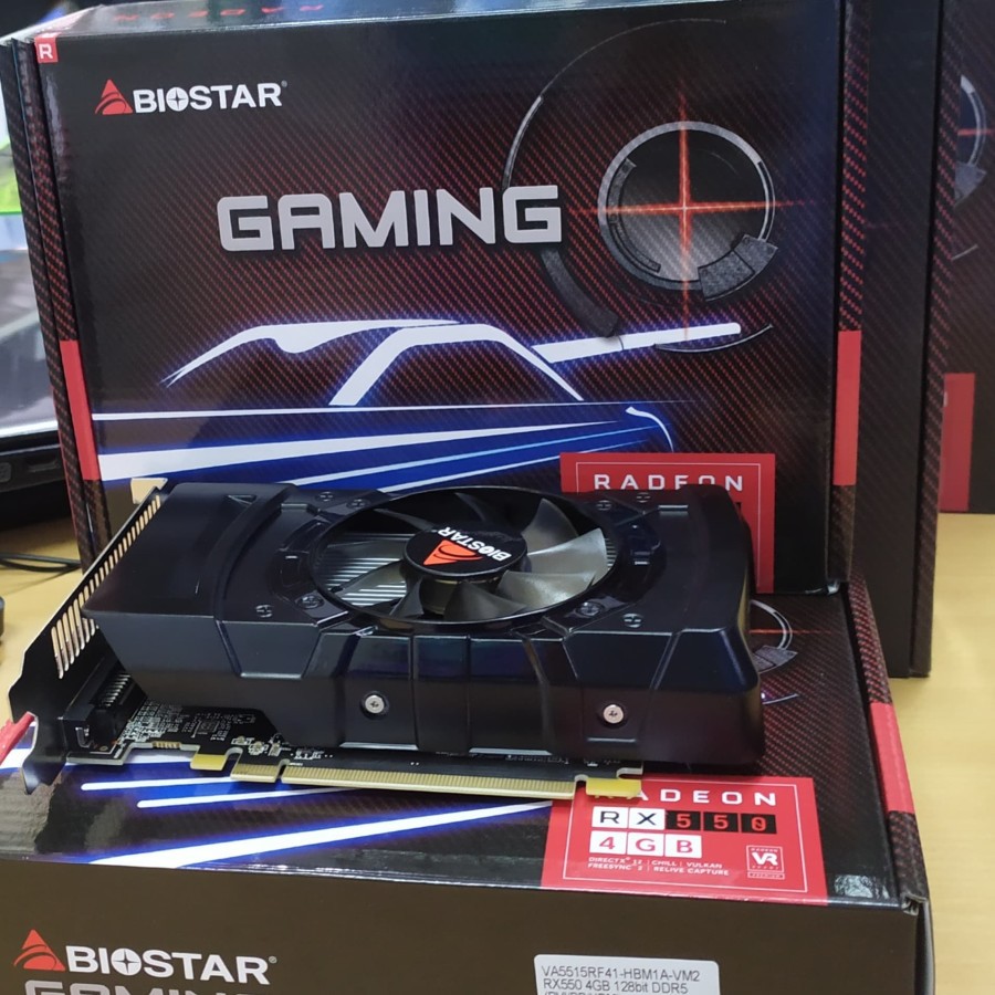 Biostar VGA Radeon RX550 4GB DDR5 128 Bitt