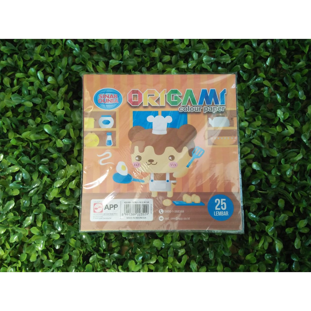 

(PAK) KERTAS ORIGAMI / KERTAS LIPAT 16X16 SIDU 25 LEMBAR