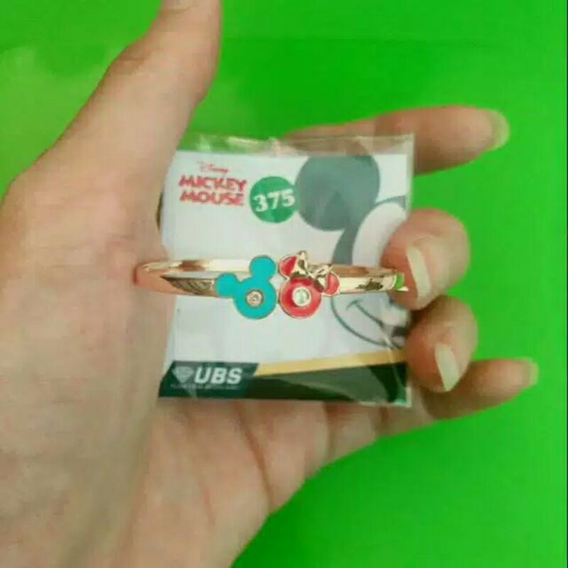 GELANG ANAK UBS MICKEY MINNIE MOUSE 375/8K