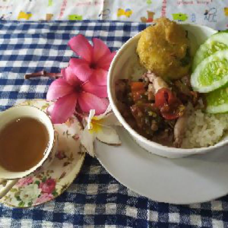 

Nasi Judes perkedel