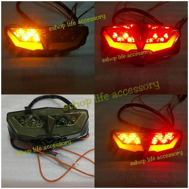 stoplamp/ lampu belakang led sen  drl yamaha Xabre /bukan original ori