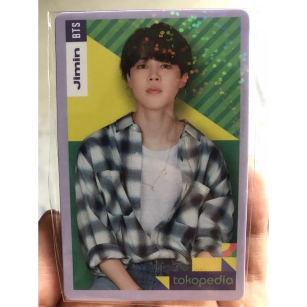 [BOOKED] JIMIN BTS TOKO HIJAU HOLOGRAM PHOTOCARD PC HOLO