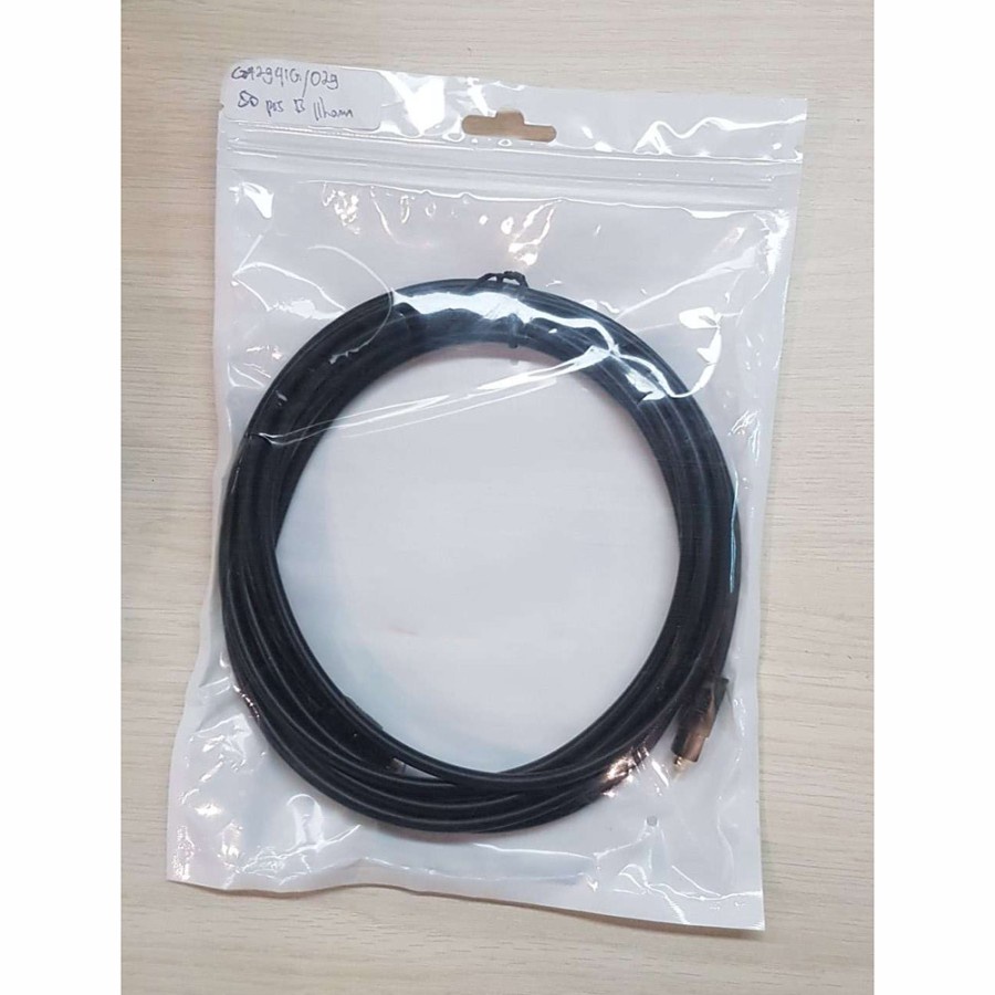 Kabel Toslink SPDIF Fiber Optic Audio Male Ke Male 3M - DA6102 - Black