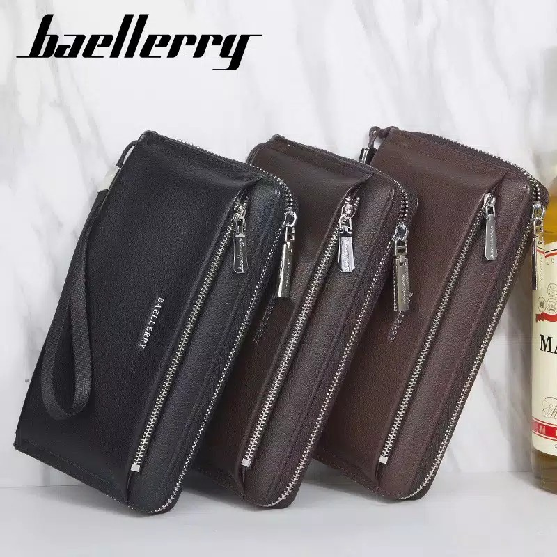 DISKON! Dompet Baellerry Besar Zipper Hand Bag Mewah A5