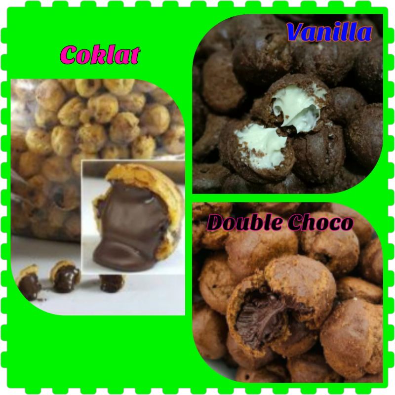 

[READY SESUAI STOK SIAP KIRIM] Sus Kering rasa Vanilla coklat dan double choco uk 100 gr