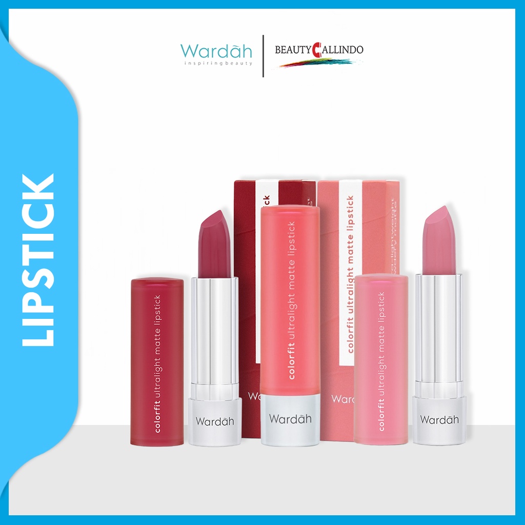 [Tersedia Warna Baru  1-13] Wardah Colorfit Ultralight Matte Lipstick