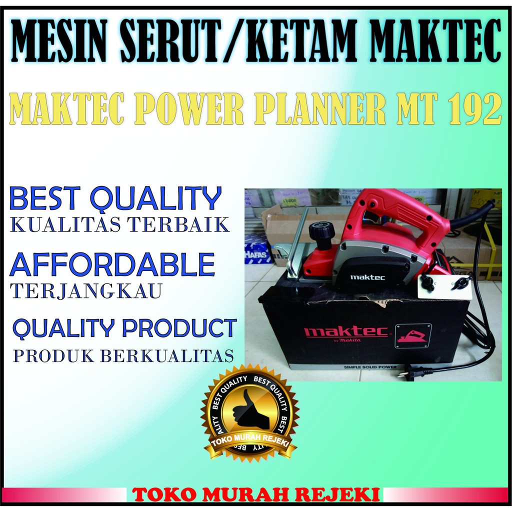 Mesin serut kayu MAKTEC MT192