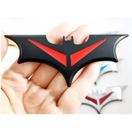 Emblem BATMAN minimalis 3D Decal Stickers 3D Logo 007