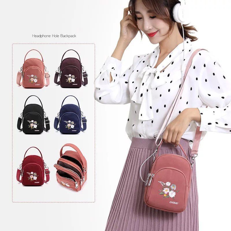 Tas Selempang Wanita chibao Tas Selempang Hp Premium Lokal