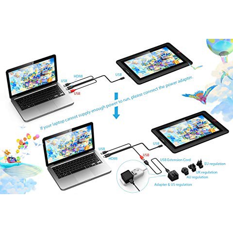 XP Pen Artist 15.6 Pro Display Pen Tablet 8192 Press Garansi Resmi 2 tahun