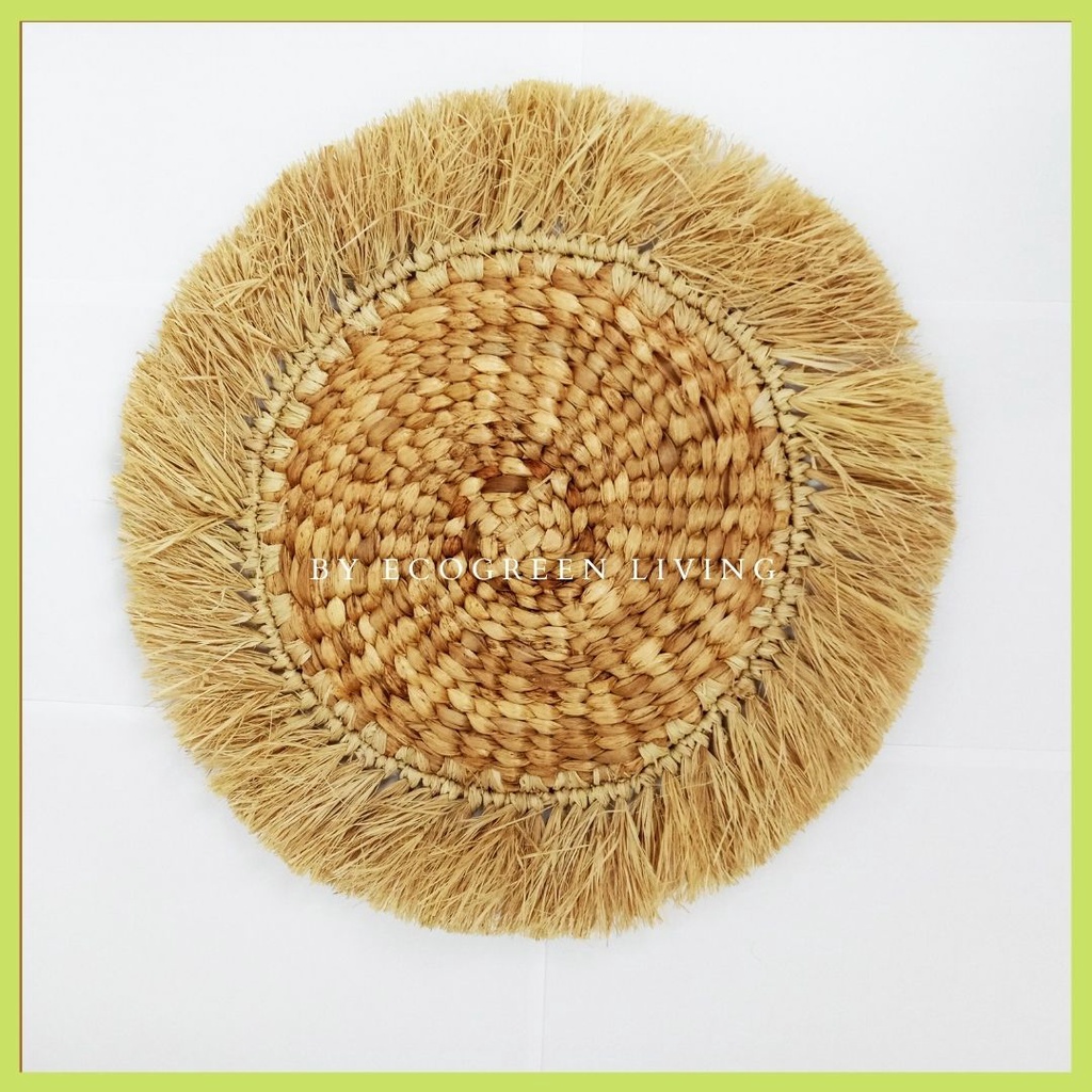 PLACEMATS ENCENG GONDOK RUMBAI / WALL DECOR RUSTIC NATURAL