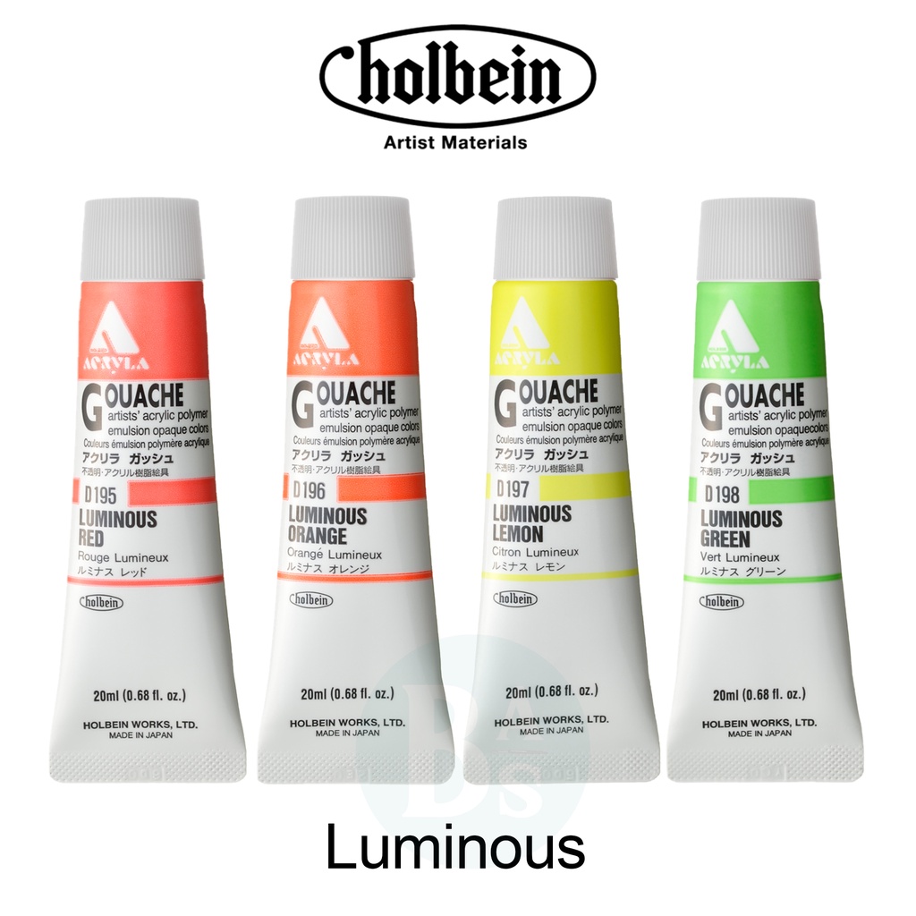 

Acryla LUMINOUS Acrylic Gouache Paint 20ml - Holbein