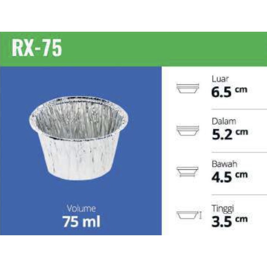 RX 75  / Aluminium Tray
