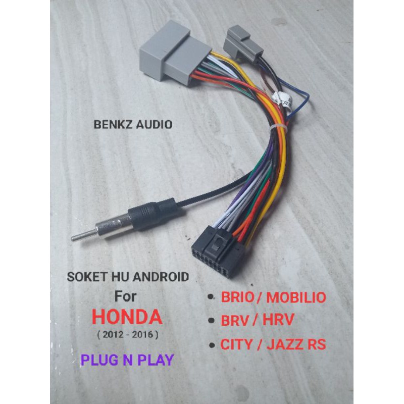 Soket hu android DHD7001pnp honda brio mobilio hrv old