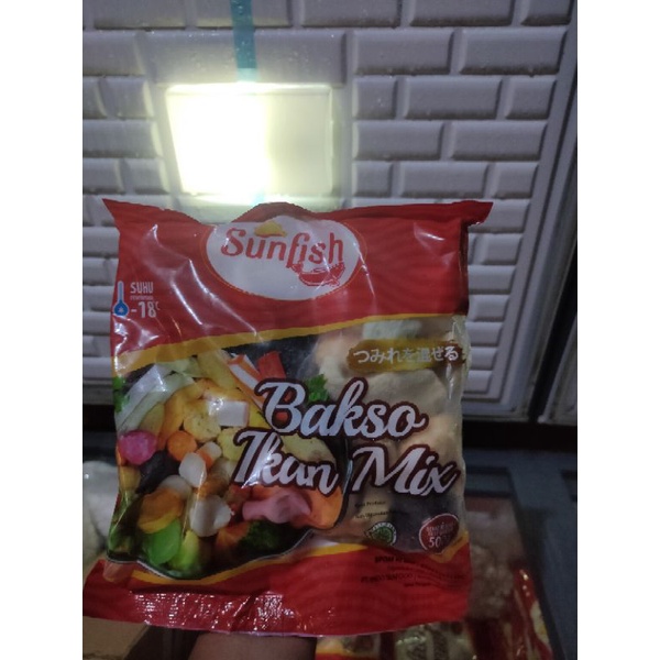 

sunfish bakso ikan mix 500 gram