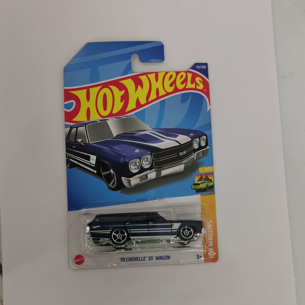 E22 Hot Wheels 70 Chevelle SS Wagon Biru HW Hotwheels Mobil Mainan Anak