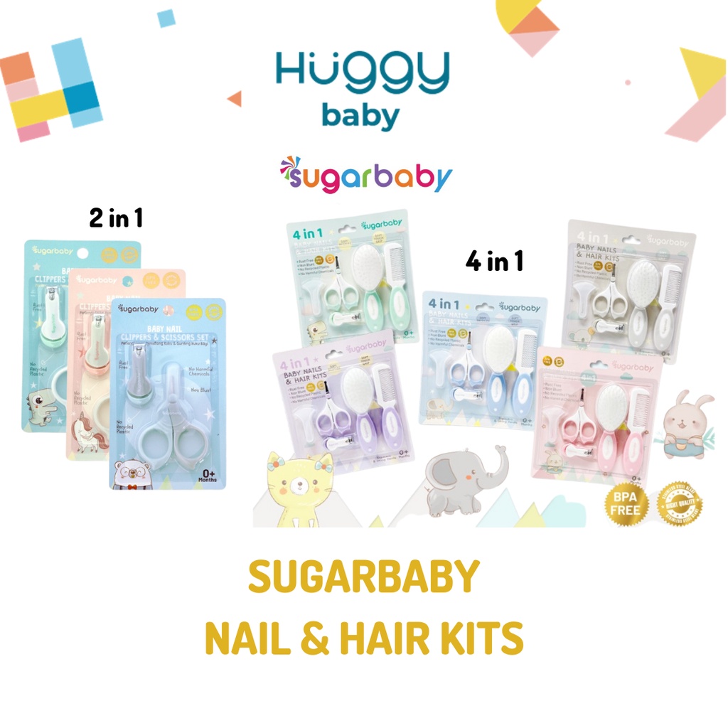 Sugarbaby Nail &amp; Hair Kits | Alat Perawatan Kuku Rambut Bayi Anak