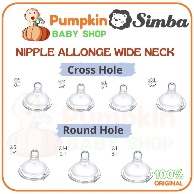 Nipple Simba Allonge Wide neck isi 2pc / Simba Nipple Allonge Silky Wide