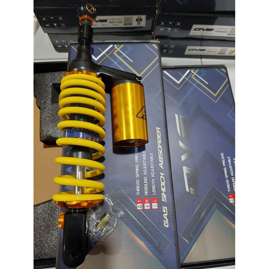 Shock Tabung Shockbreaker Tabung DVS 330mm variasi Universal Vario,Beat,Scoopy,Genio,Spacy,Fino,Lexi,Xeon,Mio,Mio J,Mio Soul,Xride Dll