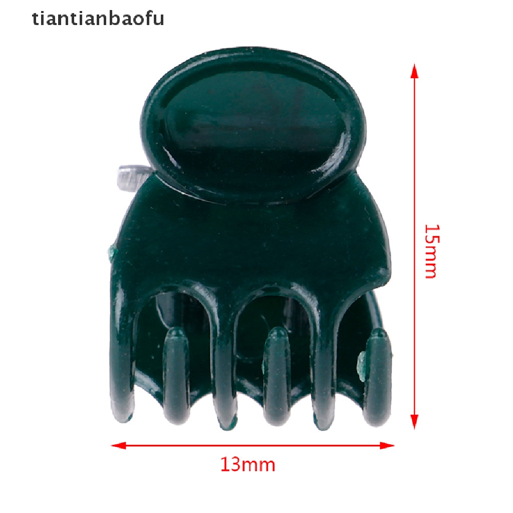 [tiantianbaofu] 100Pcs/Bag Garden Plant Support Clips Flower Orchid Stem Clips for Vine Support Boutique