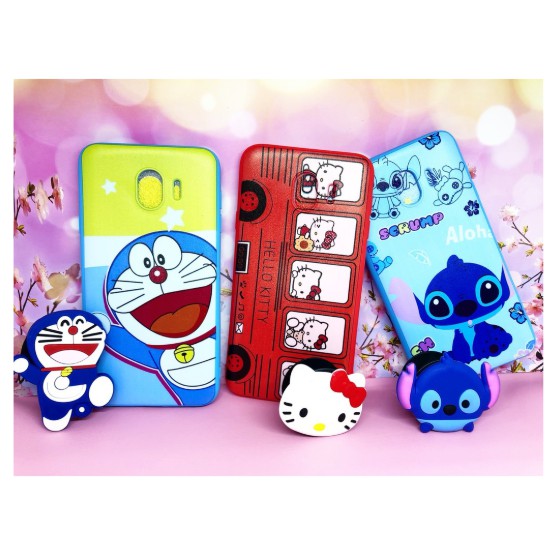 Case Karakter Pop Socket Samsung J4,J6,J8,Xiaomi Redmi 6 Pro/A2 Lite,Pocophone F1,Note 5Pro,5A Prime