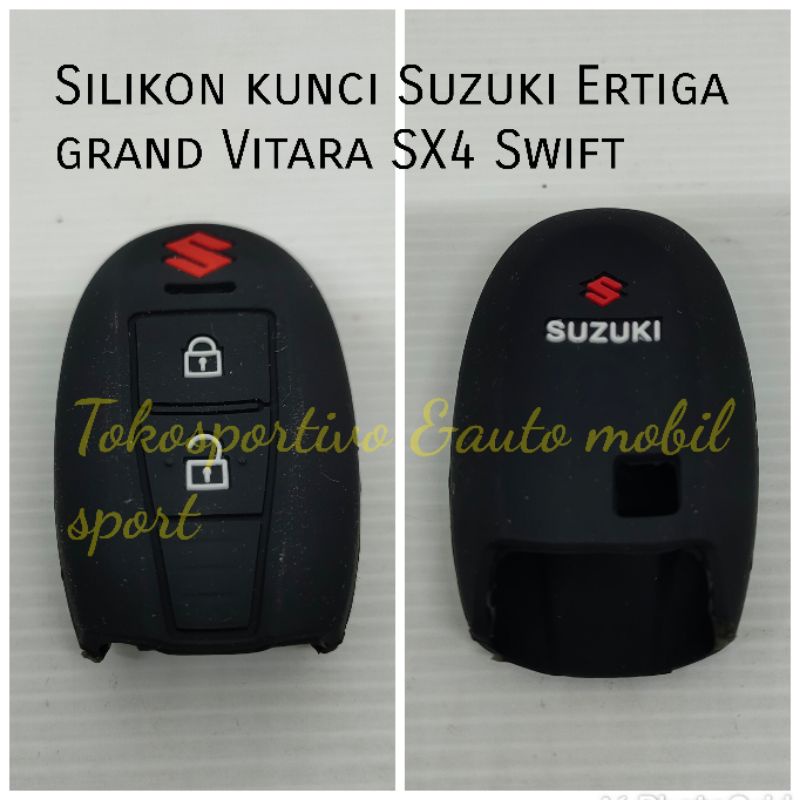 Sarung casing silikon remote kunci Suzuki Ertiga SX4 Swift Vitara