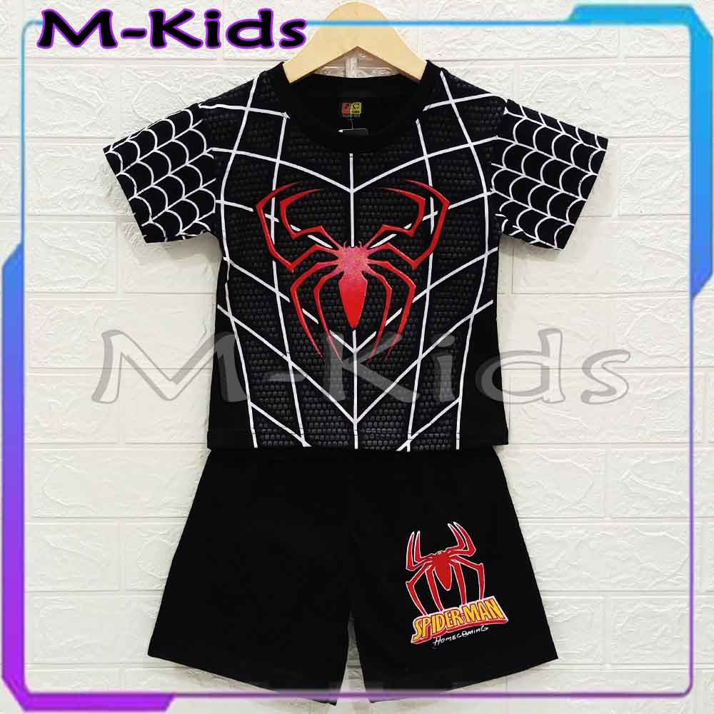 MKids88 - Baju / Kostum Setelan SUPERHERO Setelan Anak BATMAN Sayap Spiderman BumbleBee Transformer
